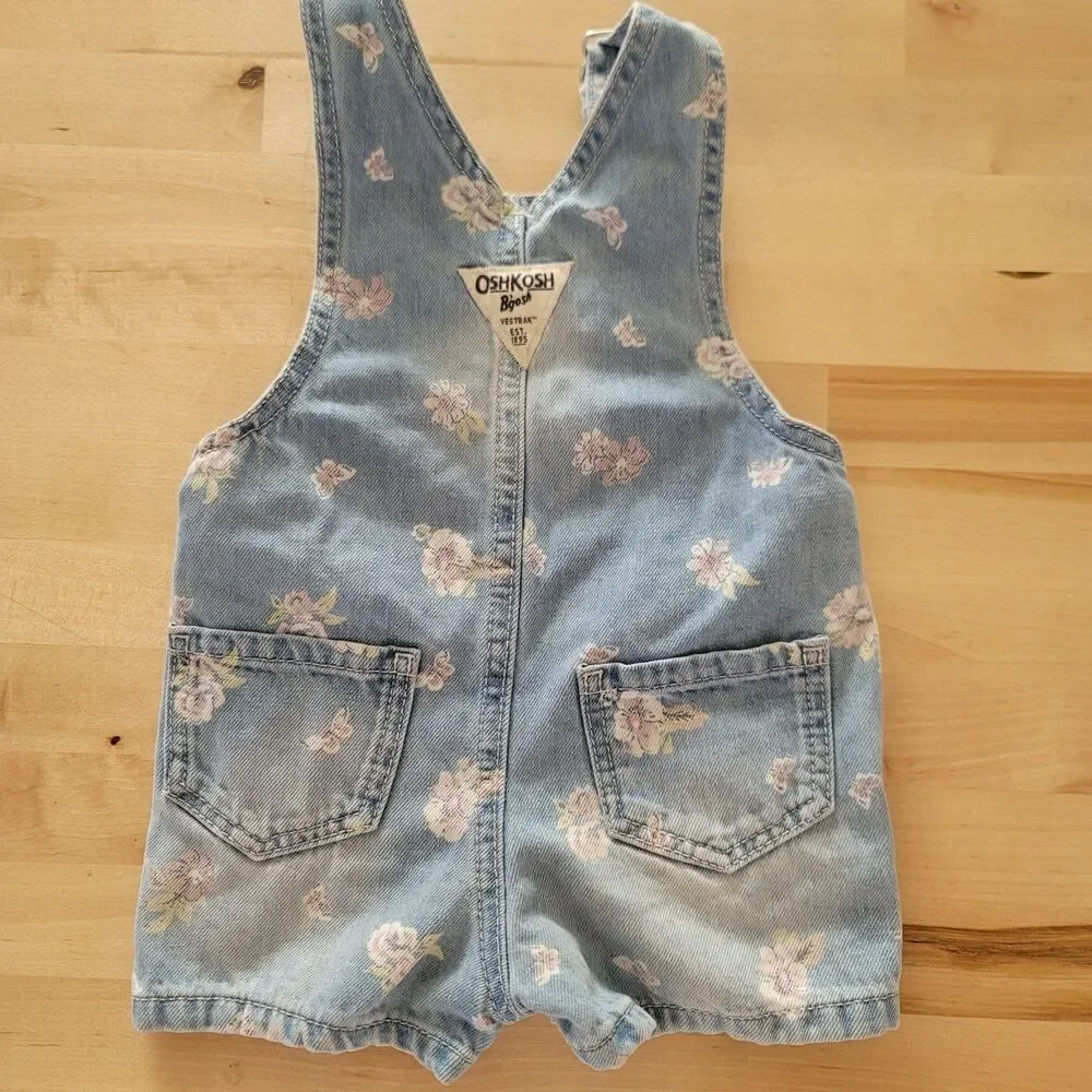 Infant Baby Girl Clothes Lot 9m 12m, Osh Kosh Carter's NWT One Piece Denim